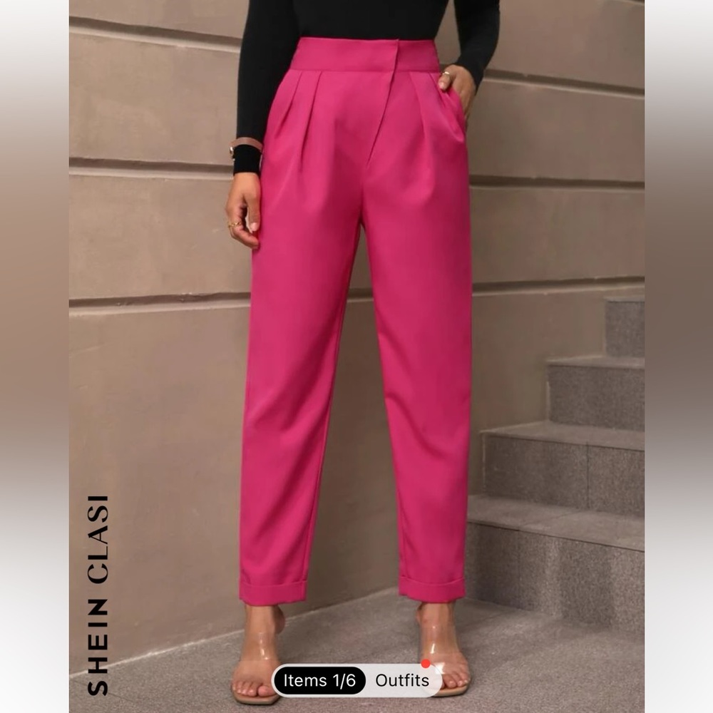 Shein Emory Rose pink dress pants